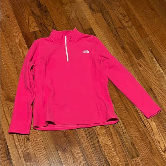 The North Face Tops - The North Face Fuchsia Half-Zip Pullover